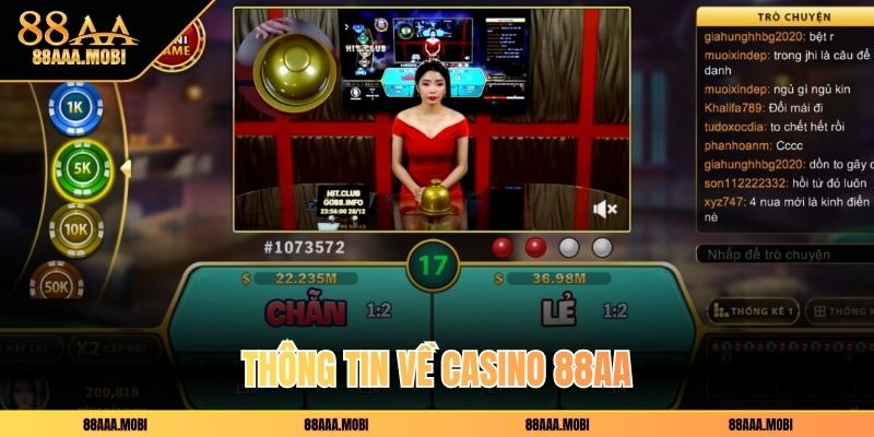 Thông tin về casino 88aa